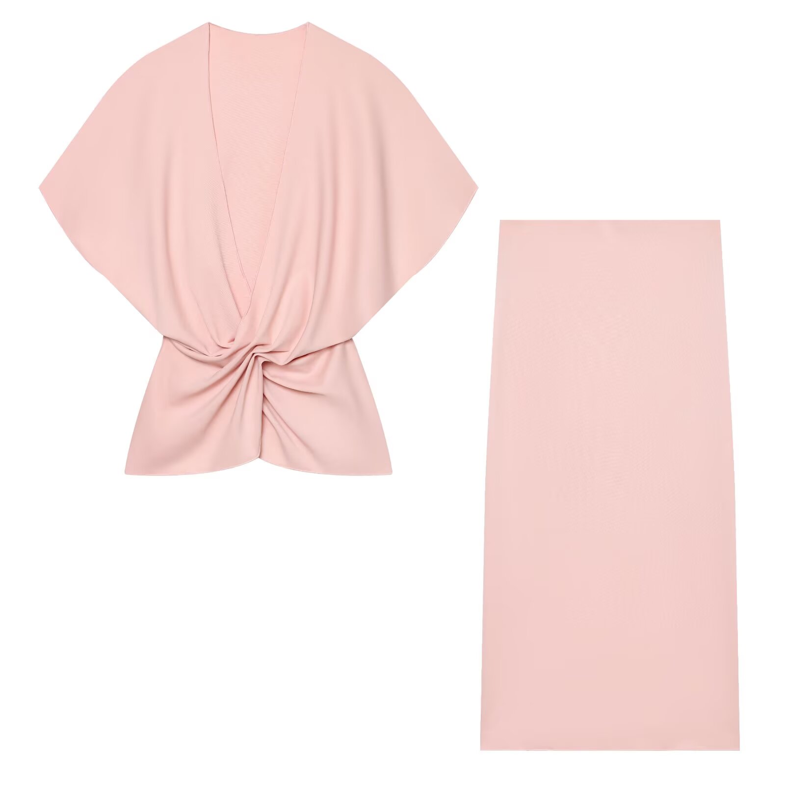 Women'S Formal Wear Suits - 2026 Women Elegant Pink Two Piece