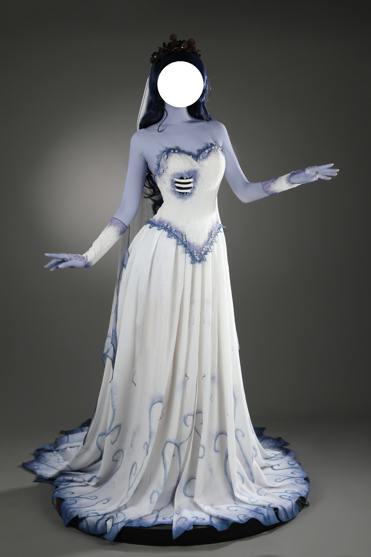 Women Formal Wear For Wedding - Corpse Bride Cosplay Costume Victor Emily
