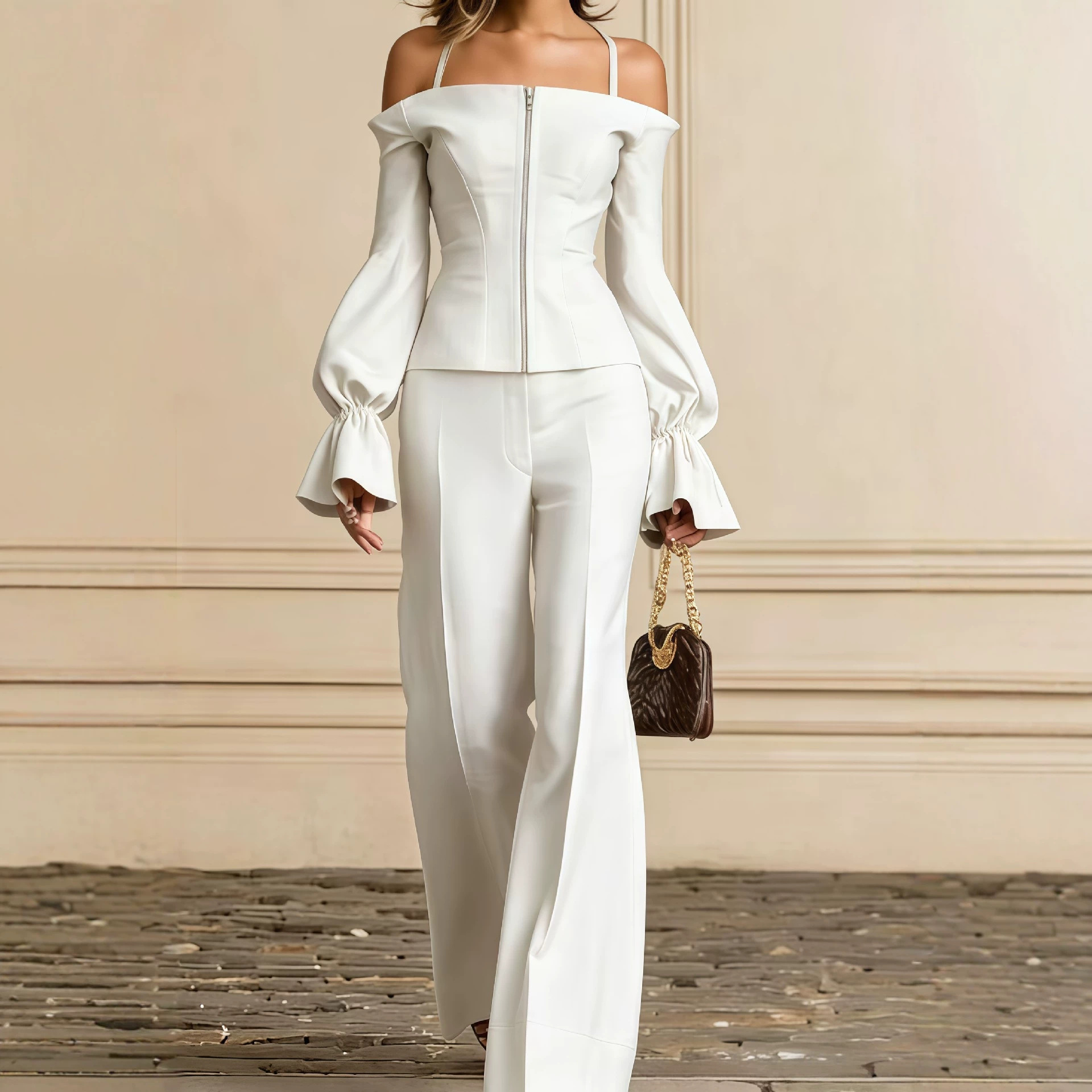 Women'S Formal Wear Suits - 2 Piece Pants Set Women Solid