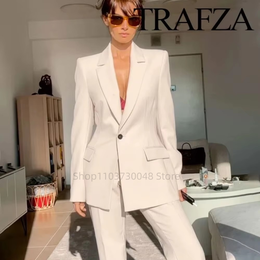 Women'S Formal Wear Suits - Fashion Office Ladies Blazer and Pants