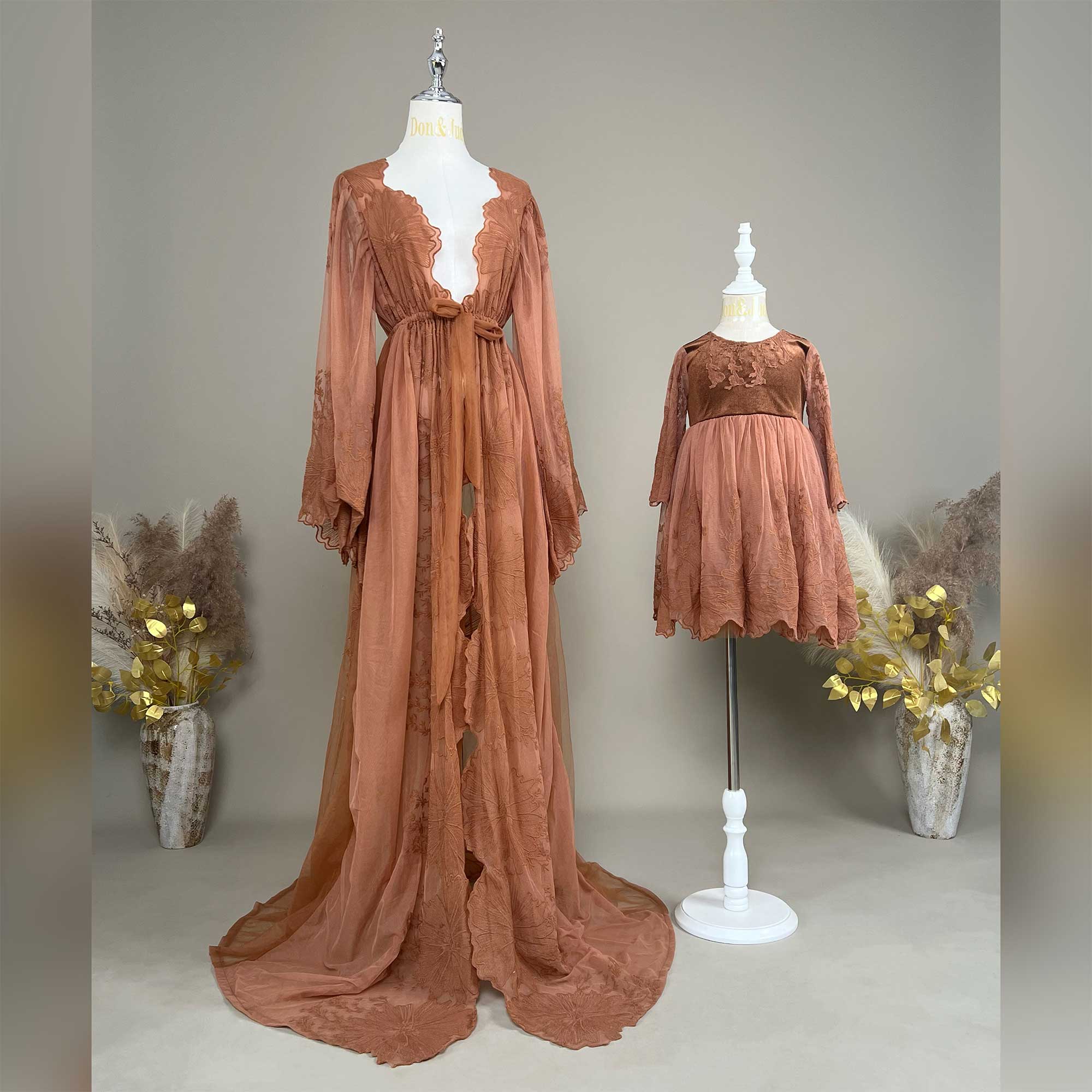 Don&Judy Bohe Tulle Embroidere - Women Formal Wear Photoshoot 评论和价格