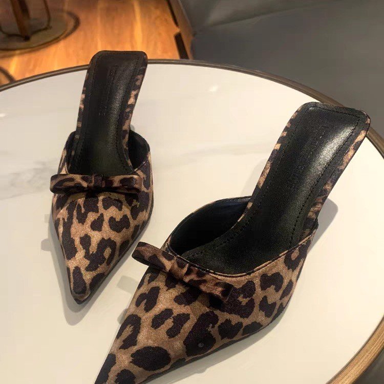 women's leopard-print pointed  - Women Formal Wear For Office 评论和价格