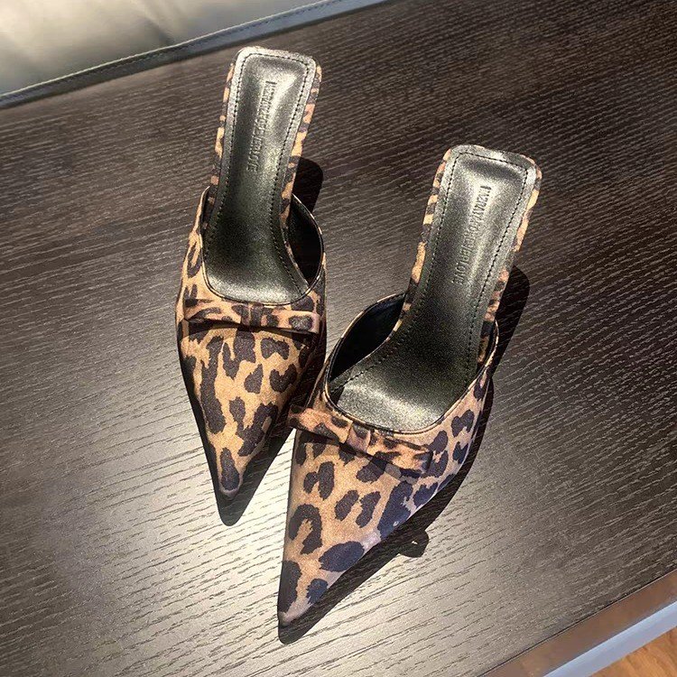 women's leopard-print pointed  - Women Formal Wear For Office 评论和价格