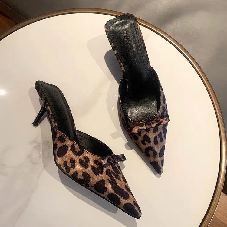 women's leopard-print pointed  - Women Formal Wear For Office 评论和价格