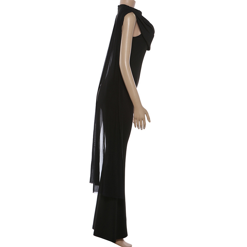 Black Women Jumpsuit Sexy Slee - Women'S Formal Wear For Wedding Guest 评论和价格