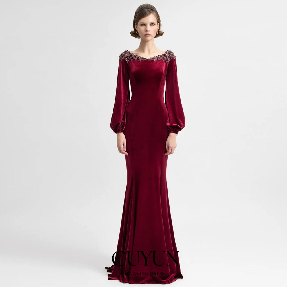CUYUN Customized Semi-Mermaid  - Women'S Semi Formal Evening Wear 评论和价格