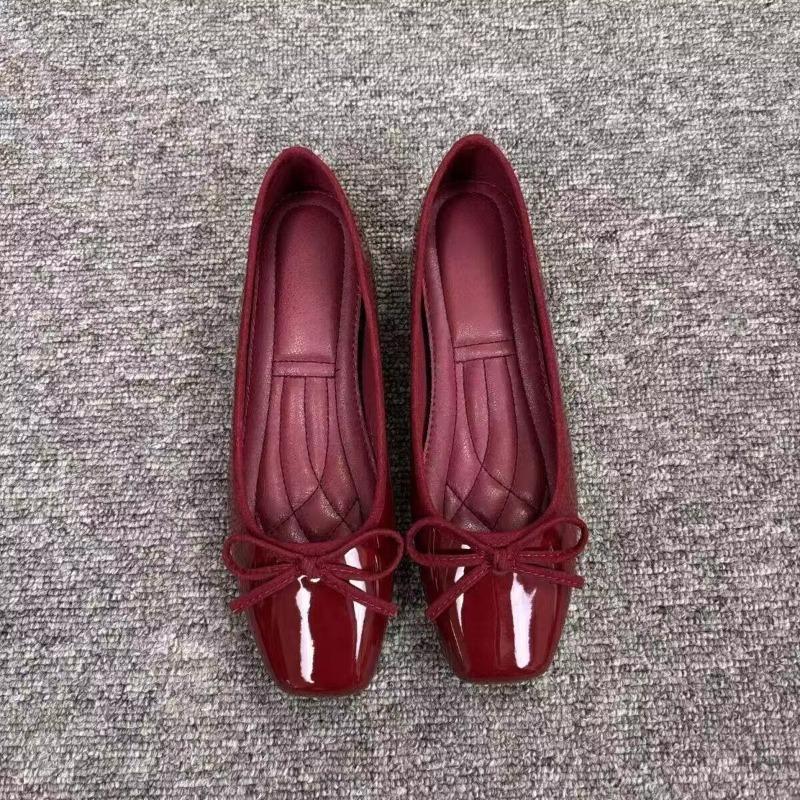 Women Ballet Flats Square Toe  - Women Formal Wear For Office 评论和价格