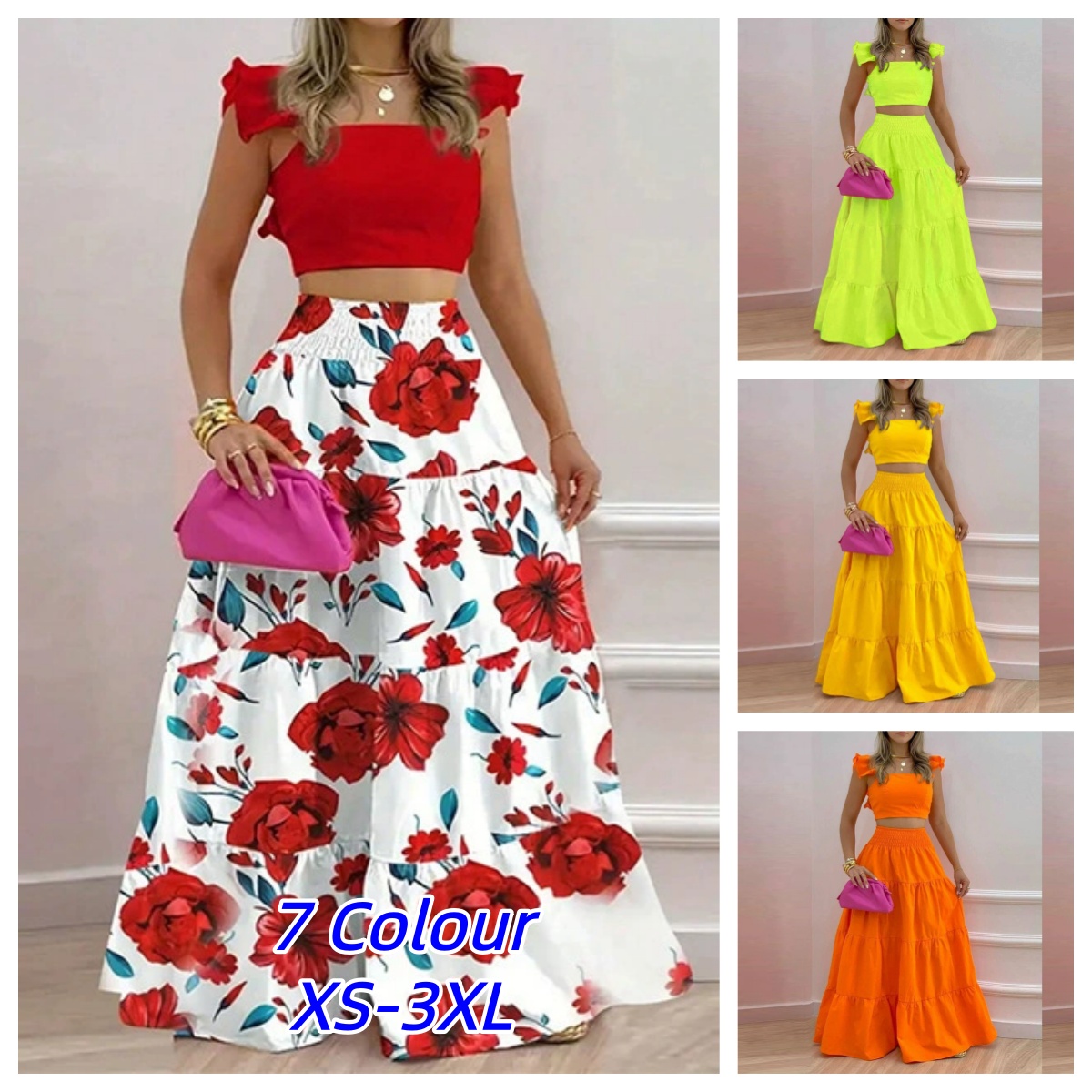 Skirt Y2k Two Piece Set Womans - Women Formal Wear For Summer 评论和价格