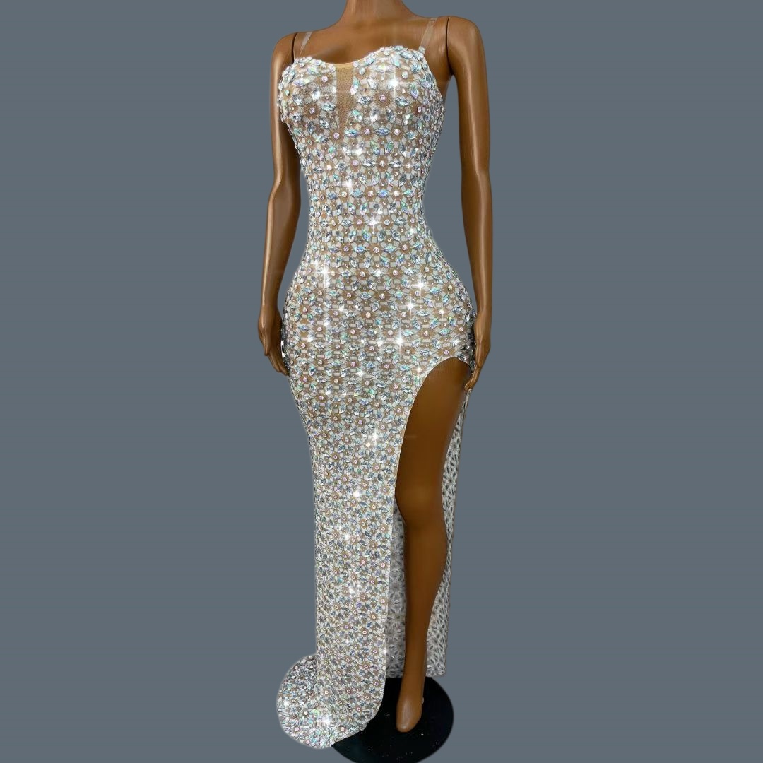 Formal Strapless High Side Sli - Women Formal Wear Photoshoot 评论和价格
