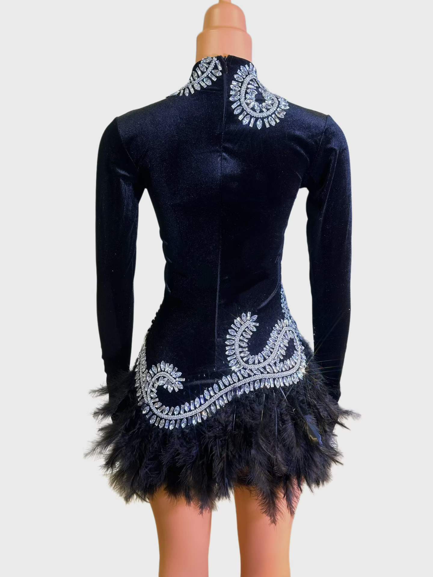 Luxury Sparkly Crystals Black  - Women Formal Wear Photoshoot 评论和价格