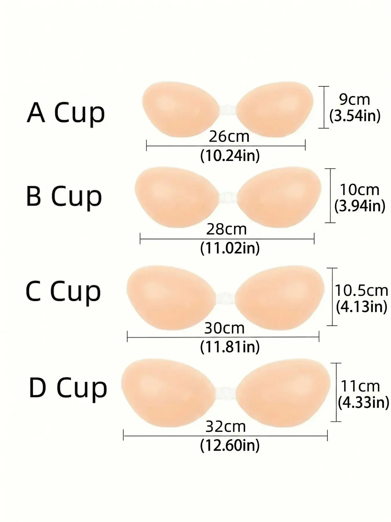 Silicone Sticky Bra for Women, - Women'S Formal Wear Not A Dress 评论和价格