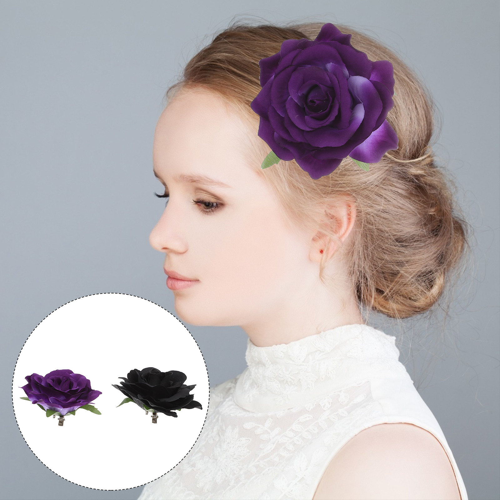 12Pcs Unique Rose Shape Flower - Unique Women'S Formal Wear 评论和价格
