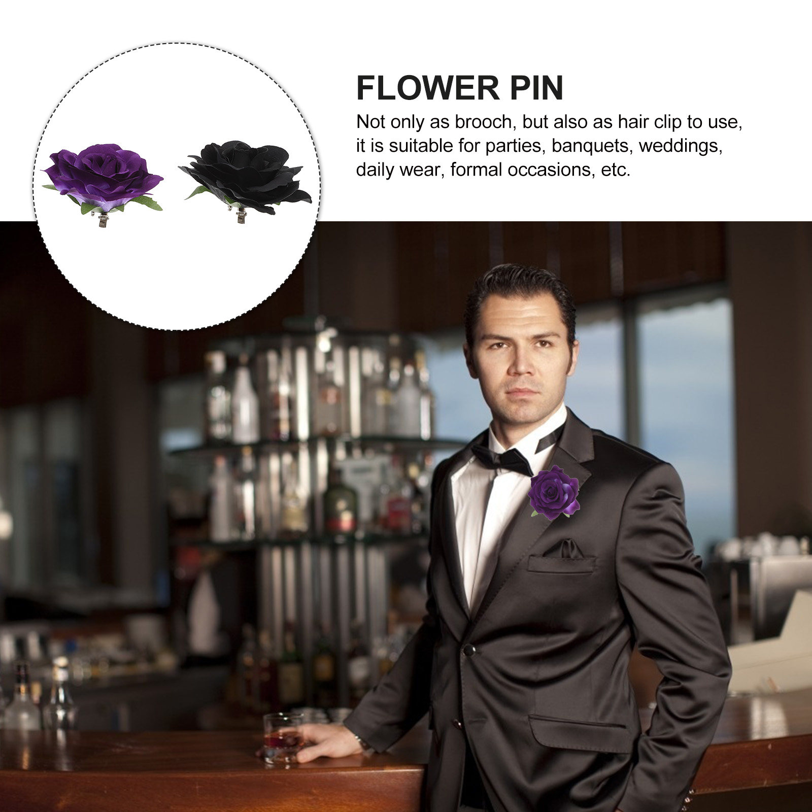 12Pcs Unique Rose Shape Flower - Unique Women'S Formal Wear 评论和价格
