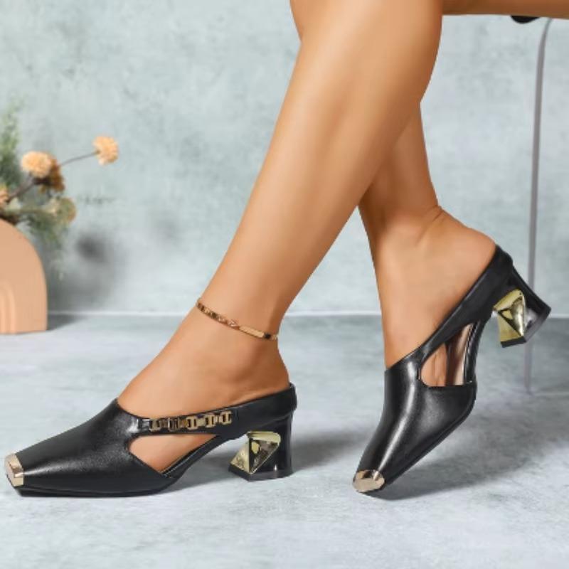 Women High Heels Slippers Chun - Women Formal Wear For Summer 评论和价格