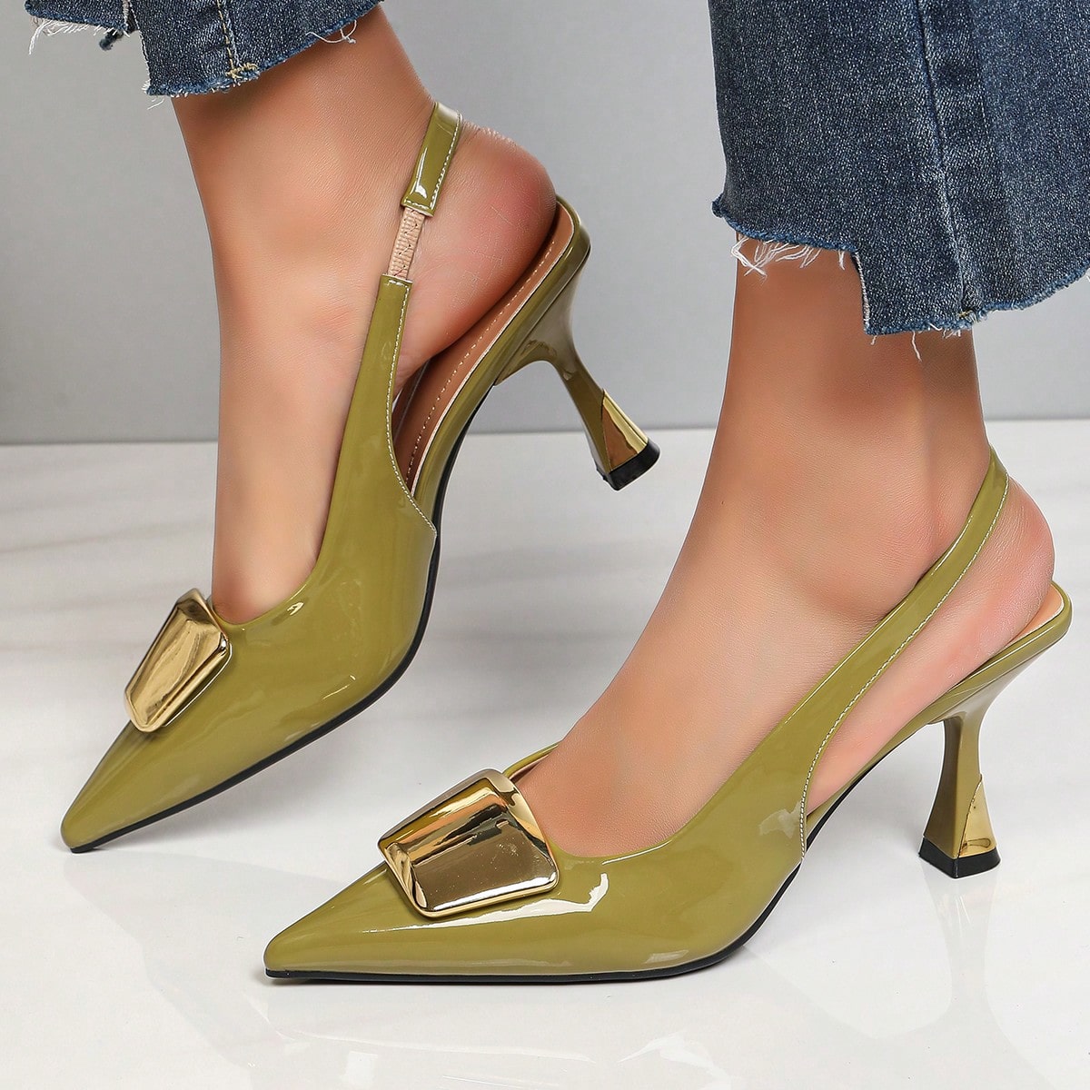 Elegant Women Closed Pointed-T - Women Formal Wear For Summer 评论和价格