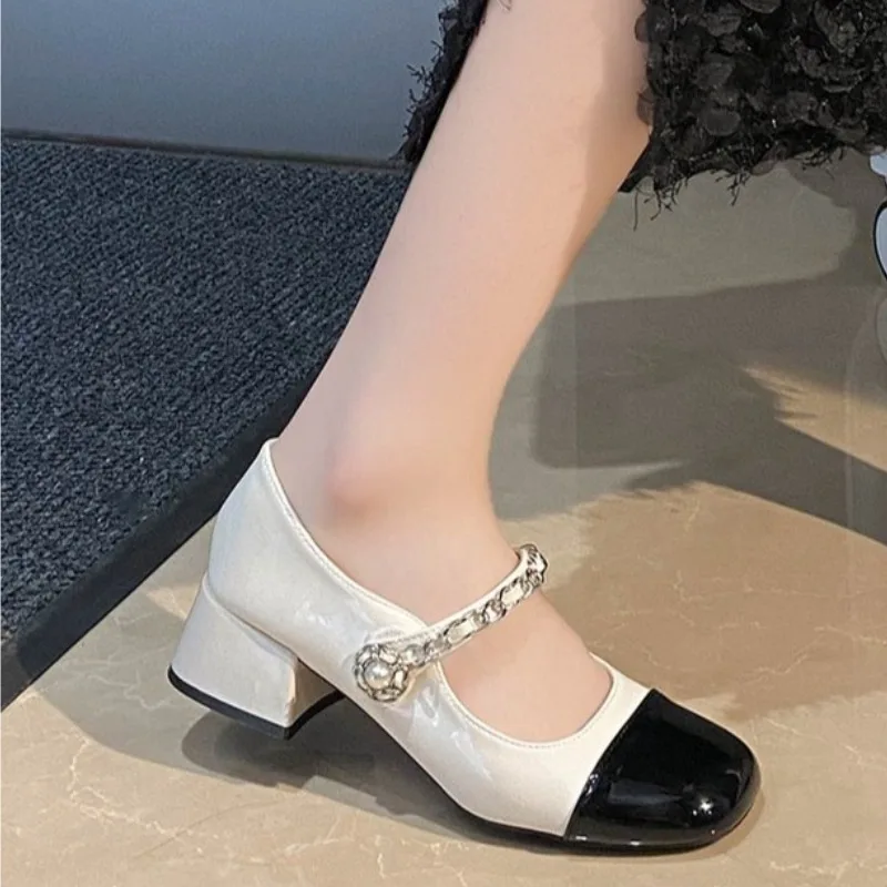 2026 Pearl Clasp Thick-Topped  - Formal Women Daily Wear Slippers 评论和价格