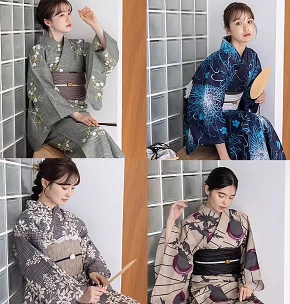 Japanese Kimono / Yukata for W - Women Formal Wear Photoshoot 评论和价格