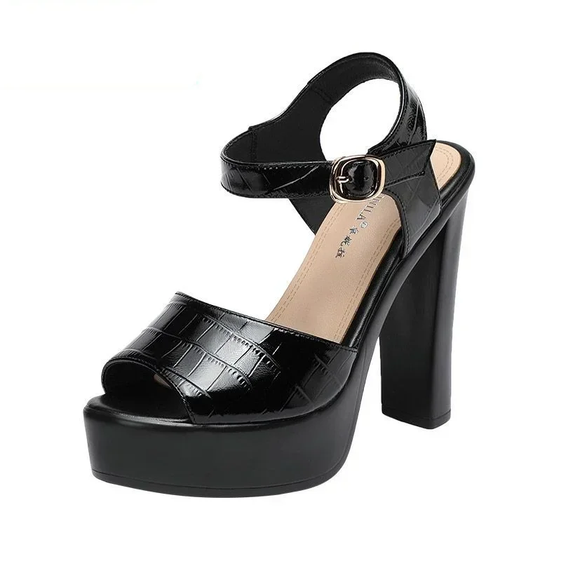 10cm 13cm Fashion Genuine Leat - Women Formal Wear For Summer 评论和价格