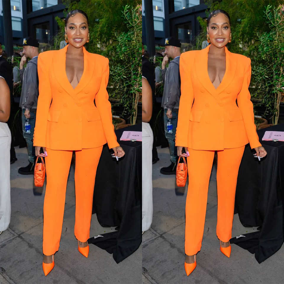 Customized Orange Spring Women - Women Formal Wear Designers 评论和价格