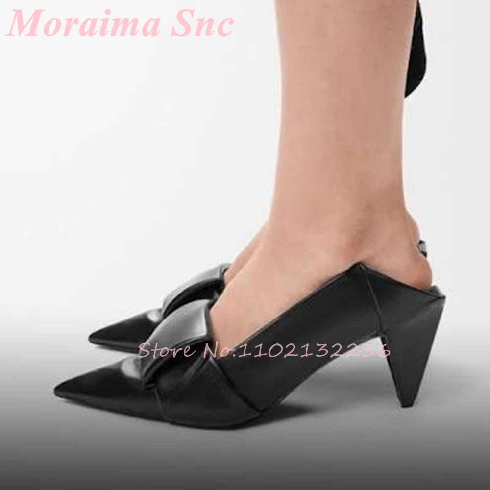 Oversized Fold Front Decoratio - Formal Women Daily Wear Slippers 评论和价格
