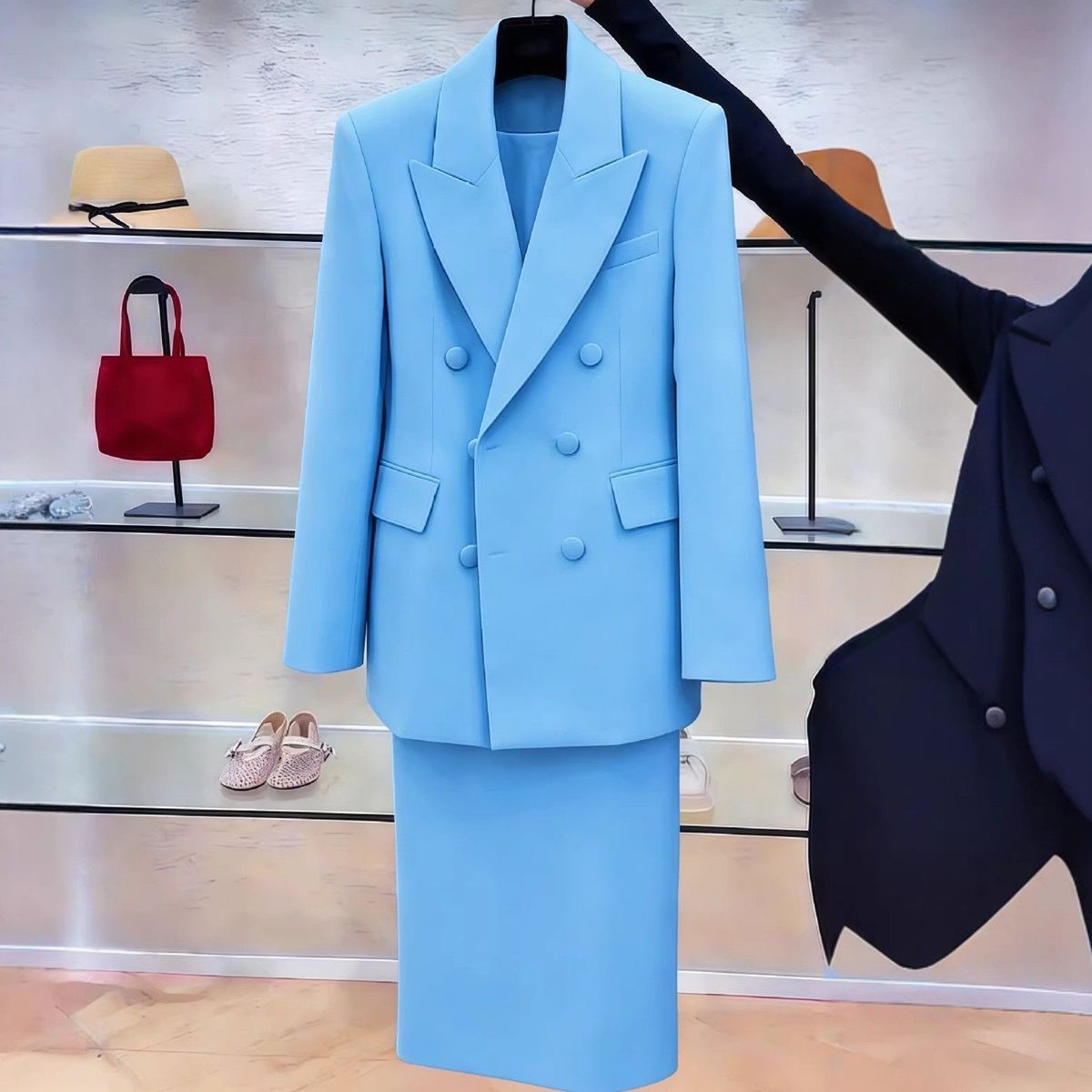 White Blazers Suits Set For Wo - Women'S Formal Wear Suits 评论和价格