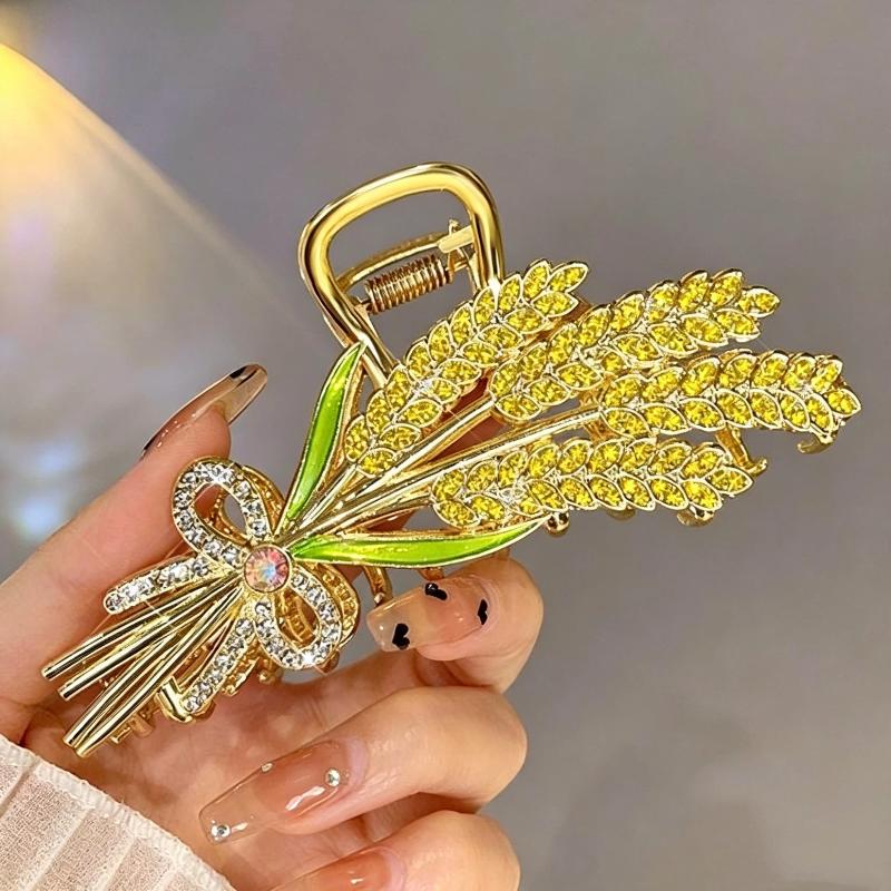 Alloy Wheat Design Hair Claw C - Women Formal Wear Designers 评论和价格
